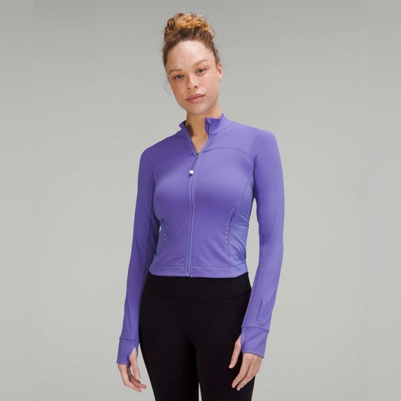 Lululemon Lightweight UV Protection Run Jacket size 12 Charged Indigo CHAI